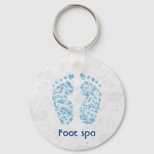Porte-clés bubbly feet