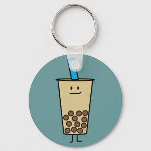 Porte-clés Buble Boba Pearl Milk Tea Tapioca boules