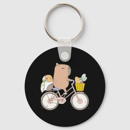 Porte-clés Bubu le Vélo de Cochon de Guinée (Recto)