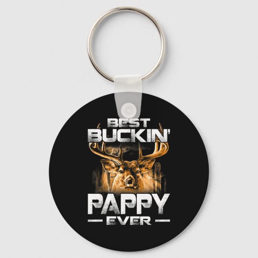 Porte-clés Buckin' Pappy Ever Shirt Deer Hunting Bucking Fath (Recto)