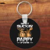 Porte-clés Buckin' Pappy Ever Shirt Deer Hunting Bucking Fath (Recto)