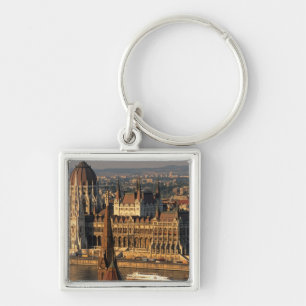 Porte-clés Budapest, Hongrie, Rivière Danube, Parlement