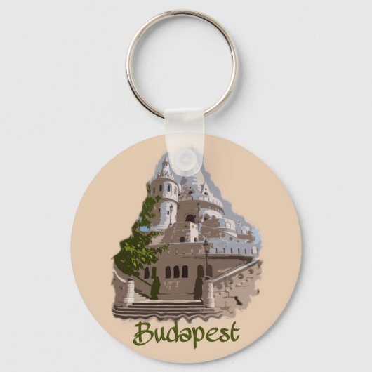 Porte-clés Budapest : Le bastion des pêcheurs (Recto)