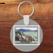 Porte-clés Budapest vintage Hongrie (Recto)