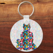 Porte-clés BUDDHA Conscience : Rollé dans les BIJOUX (Recto)