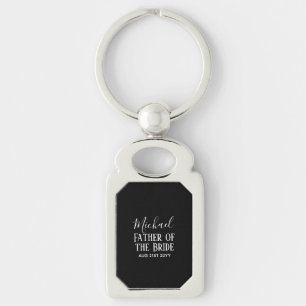 Porte-clés BUDGET Bestman Groomsmen Cadeaux Noir Blanc