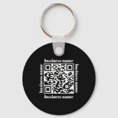 Porte-clés budget minimalist QR Code Business Keychain (Recto)