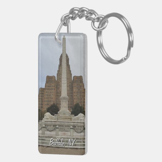 Porte-clés Buffalo, NY (Dos droit)