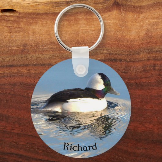Porte-clés Bufflehead Duck Keychain (Recto)