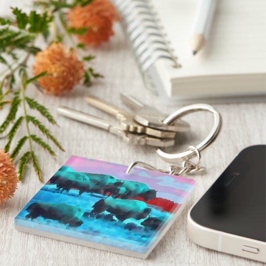 Porte-clés Buffles (Devant Droit)