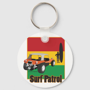 Porte-clés Buggy de la patrouille de la Rasta en Jamaïque