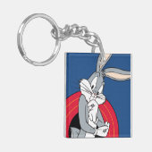 Porte-clés BUGS BUNNY™ à travers les anneaux LOONEY TUNES™ (Devant gauche)