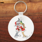 Porte-clés BUGS BUNNY™ et baiser de Lola Mistletoe (Recto)