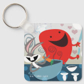 Porte-clés BUGS BUNNY™ & Gossamer Préparation de repas Whimsi (Recto)