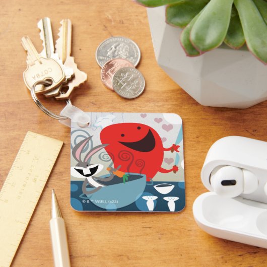 Porte-clés BUGS BUNNY™ & Gossamer Préparation de repas Whimsi (Bureau)