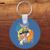 Porte-clés BUGS BUNNY™ - Graphique de vacances à Singapour (Verso)