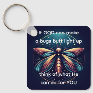 Porte-clés Bugs Butt Light Up Firefly Lightning bug