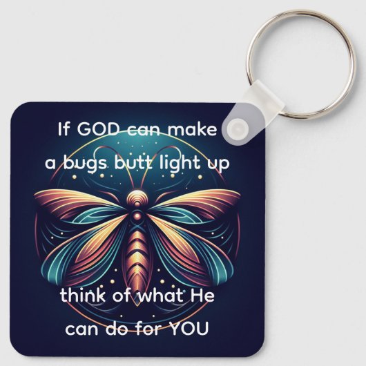 Porte-clés Bugs Butt Light Up Firefly Lightning bug (Dos)