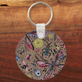 Porte-clés Bugs de Doodle sur mocha brown (Recto)