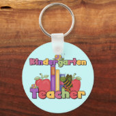 Porte-clés Bugs et Pommes Enseignant de la maternelle (Recto)