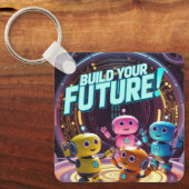 Porte-clés Build Your Future with Kids in Space (Recto)