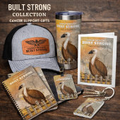 Porte-clés Built Strong Personalized Encouragement 