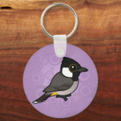 Porte-clés Bulbul à oreilles blanches Birdorable (Recto)