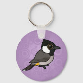 Porte-clés Bulbul à oreilles blanches Birdorable (Verso)