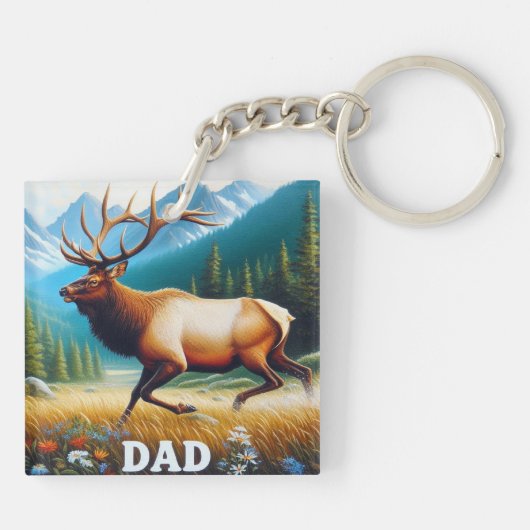 Porte-clés Bull Elk Dad (Dos)