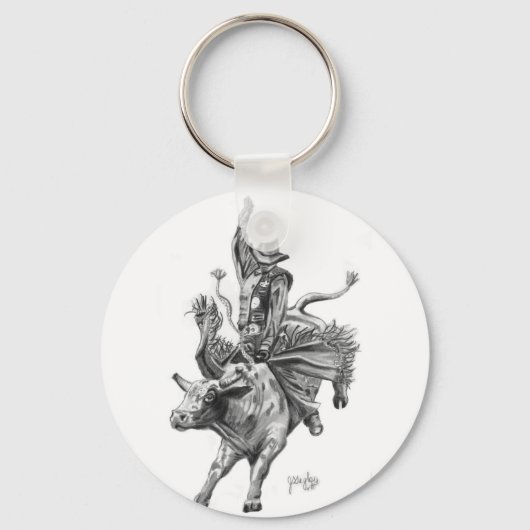 Porte-clés Bull Rider (Recto)