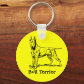 Porte-clés Bull-terrier (Recto)