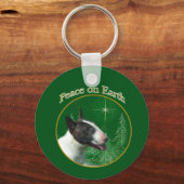 Porte-clés Bull Terrier Peace (Recto)