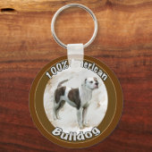 Porte-clés bulldog américain (Recto)