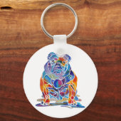 Porte-clés Bulldog anglais (Recto)