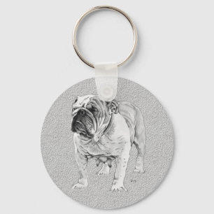 Porte-clés Bulldog britannique
