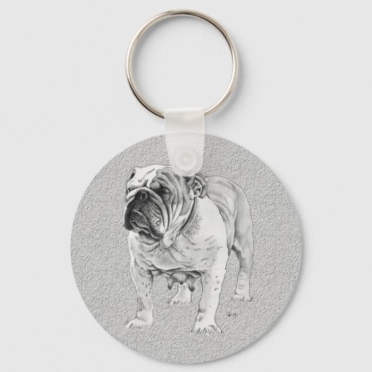 Porte-clés Bulldog britannique (Recto)