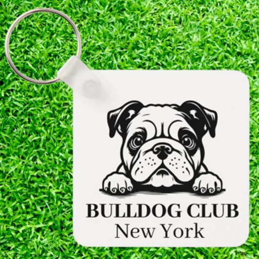 Porte-clés Bulldog Custom Club Theme porte - clé