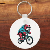 Porte-clés Bulldog cycliste (Verso)