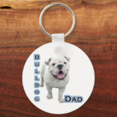 Porte-clés Bulldog Dad 4 - Porte - clé (Recto)