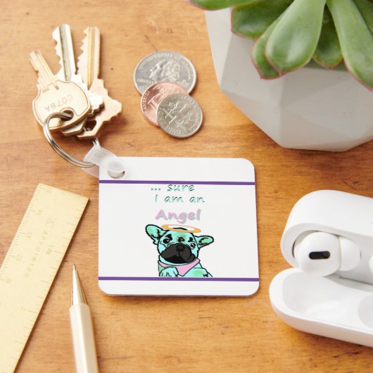 Porte-clés Bulldog d'Angel (Bureau)