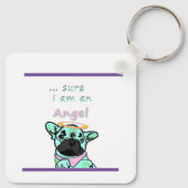 Porte-clés Bulldog d'Angel (Dos)