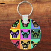 Porte-clés bulldog français (Recto)