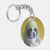 Porte-clés Bulldog français (Devant gauche)