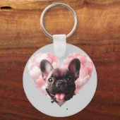 Porte-clés Bulldog Love (Recto)