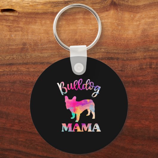 Porte-clés Bulldog Mama (Recto)