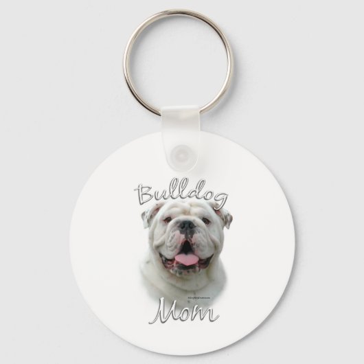 Porte-clés Bulldog Mom 2 (Recto)