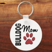 Porte-clés Bulldog Mom 2 (Recto)