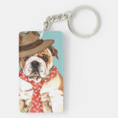 Porte-clés Bulldog Papa (Dos)