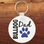 Porte-clés Bulldog Papa 2 (Recto)