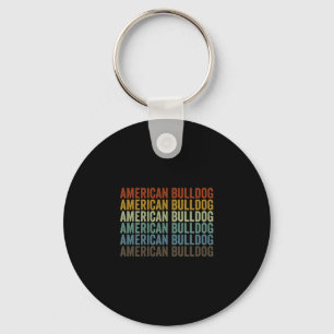 Porte-clés Bulldog Retro
